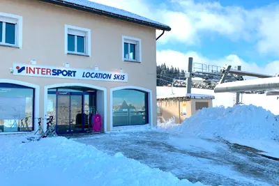 Intersport Les Rousses snow front
